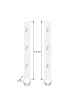 ebuy24 Wandgarderobeset ProjektX Weiß 13 x 3 cm