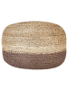 Beliani Pouf DUKI in /Braun/Beige - (W) 50 x (H) 40 x (L) 50 cm
