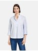 Gerry Weber Bluse 3/4 Arm in Blau/Ecru/Weiss Streifen