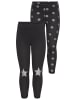 Kidsworld Leggings in anthrazit sterne/punkte