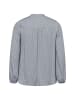 More & More Bluse in hellblau weiß