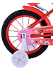 Volare Kinderfahrrad Lovely für Mädchen 14 Zoll Kinderrad in Rot Weiß Fahrrad 4 Jahre