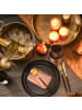 Butlers Besteck-Set STILETTO 4-tlg. in Schwarz / Gold