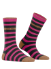 Burlington Socken Colour-Block Stripe in Black