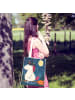 Mr. & Mrs. Panda Shopper Bag Einhorn Hexe Design ohne Spruch in Weiß