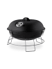 relaxdays Kugelgrill in Schwarz - Ø 36 cm