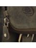 Greenburry Vintage Gürteltasche Leder 13.5 cm olive