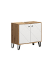 ebuy24 Waschbeckenunterschrank Touch Weiß 69 x 32 cm