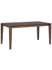 Beliani Esszimmertisch LOTTIE in Braun - (W) 90 x (H) 75 x (L) 160 cm