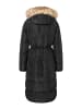 More & More langer Steppmantel in black