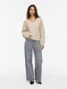 Vila Strickpullover in Super Light Natural Melan