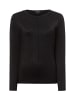 Marie Lund Langarmshirt mit Rundhalsausschnitt in schwarz