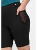 sheego Radlerhose in schwarz