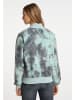 myMo ROCKS Sweatjacke in Grau Blau