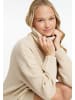 myMo Damen Strickkleid in creme