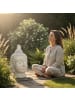 relaxdays Buddha-Kopf in Beige/ Grau - 78 cm