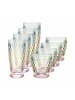 Villeroy & Boch 8er Set Longdrink- und Wasserglas-Set Boston Pearl in bunt