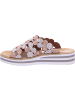 rieker Pantoletten in metallic