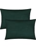 Erwin Müller Jacquard Kissenhülle 2er-Pack York in petrol