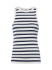 IPURI Tanktop in ecru marine - 0002