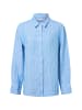 SAMSOE & SAMSOE Bluse Sanot in hellblau weiß