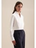 Seidensticker Kelchkragenbluse Slim in Weiß