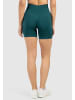 SMILODOX Shorts Amaze Scrunch in Dunkelgrün