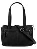 Sansibar Handtasche echt Leder in schwarz