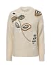 Vila Strickpullover Vibrida in beige - 0001