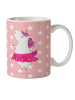 Mr. & Mrs. Panda Kindertasse Einhorn Ballerina ohne Spruch in Rot Pastell