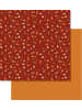 Buntpapierfabrik Ludwig Bähr Scrapbook Paper Winterzauber orange/rot 12x12 Zoll Packung mit 5 Blatt