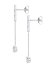 Elli Ohrringe 925 Sterling Silber Rechteck in Silber
