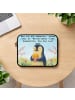 Mr. & Mrs. Panda Laptop Sleeve Pinguin Frühling Pommes Design mi... in Weiß