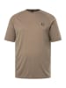 JP1880 Kurzarm T-Shirt in braun grau