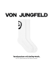 von Jungfeld Tennissocken Smiley in Weiß