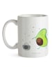 Mr. & Mrs. Panda Keramiktasse Avocado Tanzen ohne Spruch in Weiß
