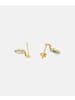 Diamant L'éternel Ohrringe aus 585 Gelbgold mit Topas