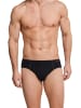 Schiesser Minislip Essentials in schwarz-weiss