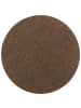 Snapstyle Hochflor-Teppich Cottage Rund in braun