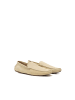 Bally Beige Leder Mokassin
