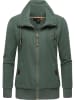 ragwear Kapuzensweatjacke Rylie Fleece Zip Solid in Pine Green