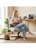 HOMCOM Sessel-75L x 63B x 82-90H cm-Grau