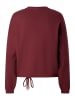 More & More lockerer Strickpullover, Tunnelzug in pomegranate red