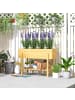 Outsunny Hochbeet 100L x 30B x 70,5H cm Naturholz