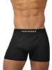 normani 6 Stück Retro Boxershorts aus Baumwolle in Basic Black