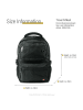 Travel n meet Businessrucksack, Freizeitrucksack Travel N Meet Rucksack schwarz ca. 38cm