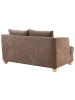 Beliani 4-tlg 2-Sitzer Sofa RATTVIK in Braun