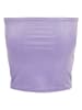 Urban Classics Urban Classics Damen Ladies Short Velvet Tube Top in lavender