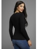Kangaroos Langarmshirt in Schwarz