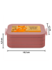 Mr. & Mrs. Panda MEPAL Bentobox Fuchs Lord Design mit Spruch in Rot Pastell